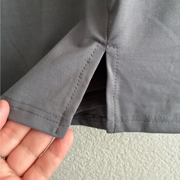 🆕Sheinbae Grey Mini Skort with Side Slit M🆕 - Picture 6 of 13